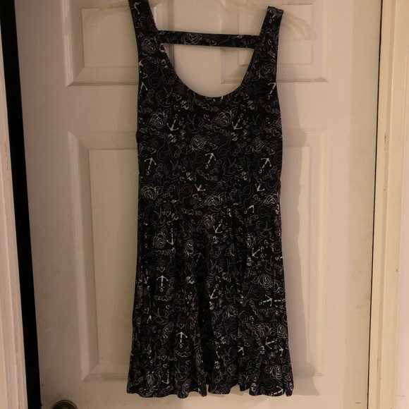 Hot Topic Dresses & Skirts - Cute Hot Topic Dress ⚓️🖤